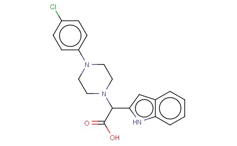 [4-(4-CHLORO-PHENYL)-PIPERAZIN-1-YL]-(1H-INDOL-2-YL)-ACETIC ACID